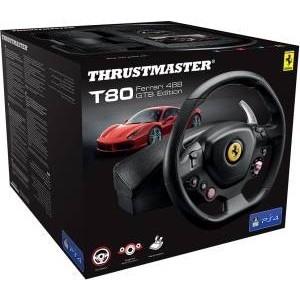 Thrustmaster Volante T80 Ferrari 488 - GTB Edition + Pedaliera