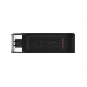 KINGSTON PENDRIVE 128GB DT70/128GB USB TYPE C 3.2 NERO